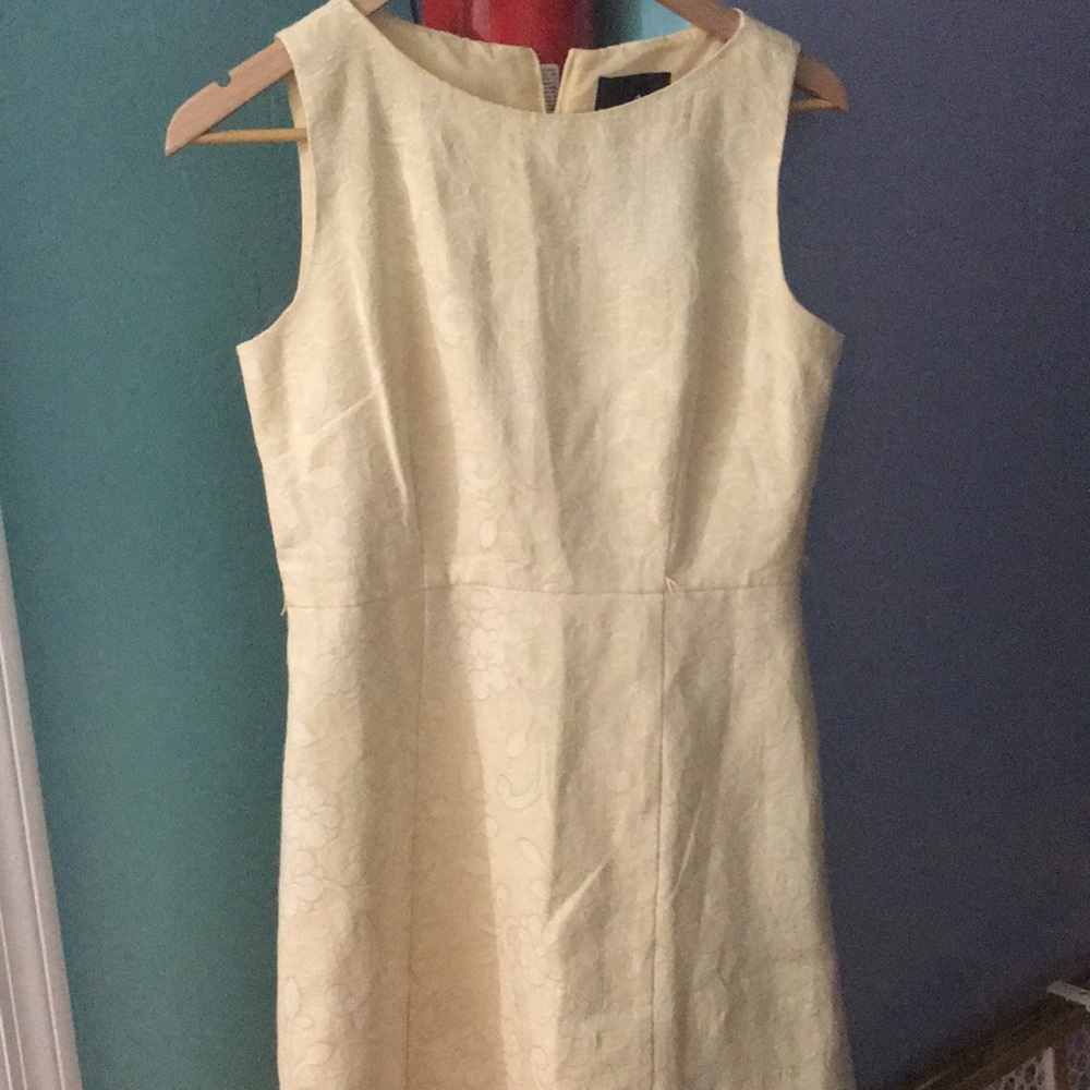 Banana yellow vintage dress